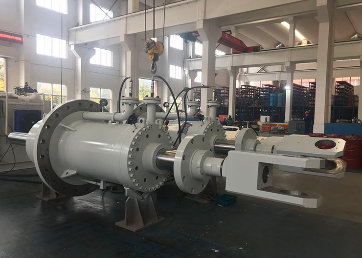 大藤峽電站水輪機接力器，單機容量20萬千瓦